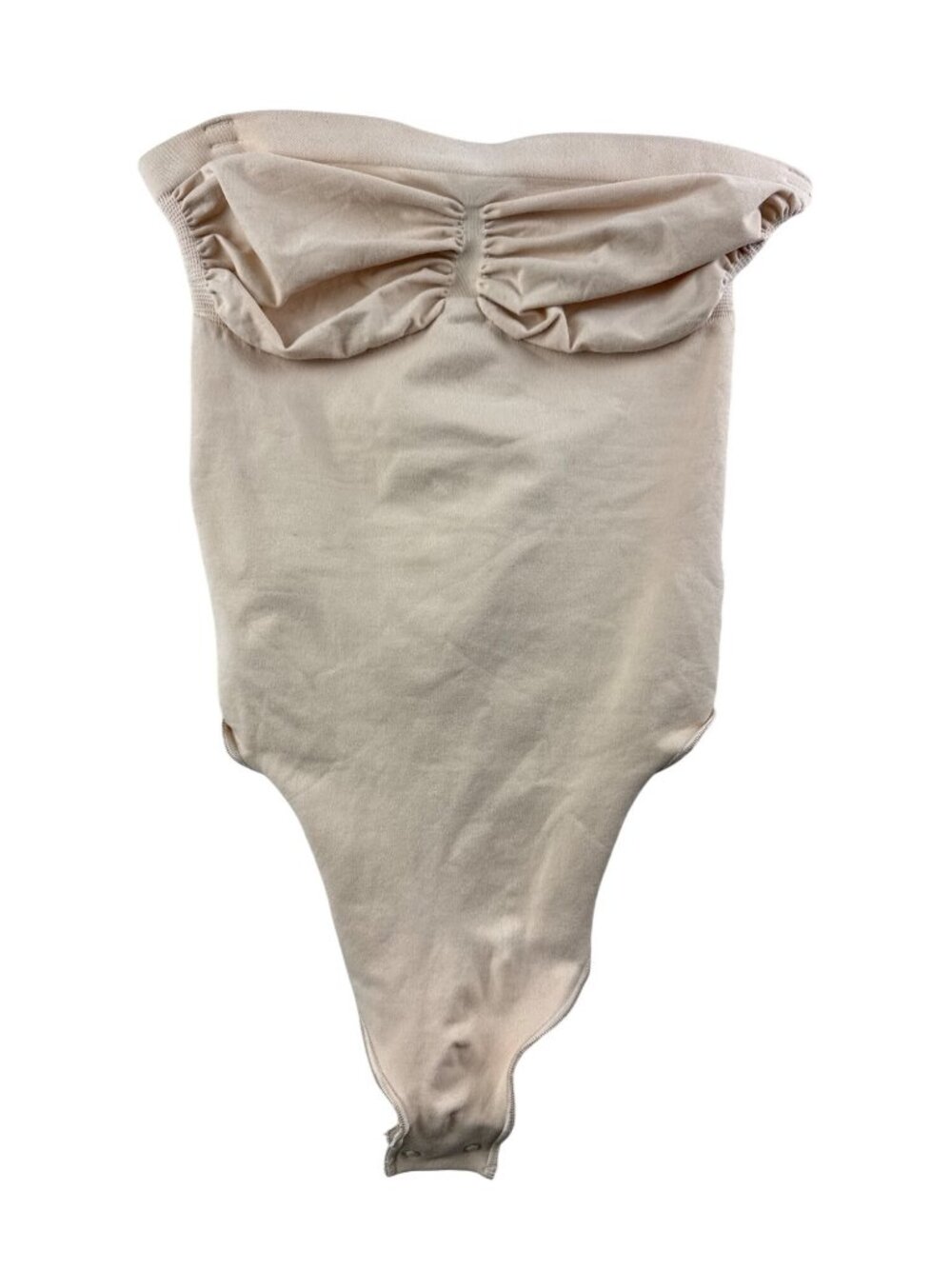 SKIMS Women's Thong Underwear Nude Beige XL 16 Recycled Nylon Blend NWOT